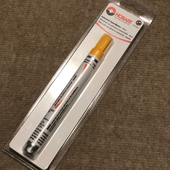 Hobart Welding Products Yellow Industrial Paint Tool Marker Pen # 770221
Valve a - Picture 3 of 7